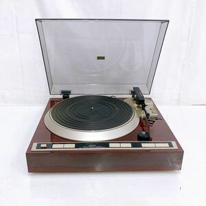 11SB036 DENON DP-37F レコードプレイヤー 昭和レトロ 通電OK 中古 現状品 動作未確認*蓋傷有り