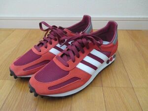 L2230【adidas/アディダス】adidas originals/アディダスオリジナルス/LA TRAINER/LAトレーナー/スニーカー/シューズ/靴/27.5ｃｍ/赤系