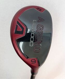 【即決価格】【UT】ADESIGN GOLF／AGRIND LILWOOD／23度／FUBUKI 45／FLEX R-2／カバー有り／