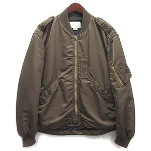 ナナミカ nanamica L-2B MA-1 ウインドストッパー フライトジャケット GORE-TEX INFINIUM WINDSTOPPER Jacket SUAS003 トープ S メンズ