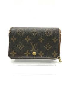 【中古】Louis Vuitton ルイヴィトン モノグラム ポルトモネ・ビエトレゾール ミドルウォレット M61730【送料無料/匿名配送】