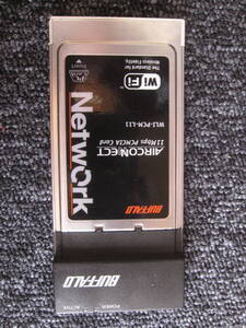 1154 ★☆ BUFFALO WLI-PCM-L11 PCMCIA Card 無線LANカード 中古品 ジャンク ☆★