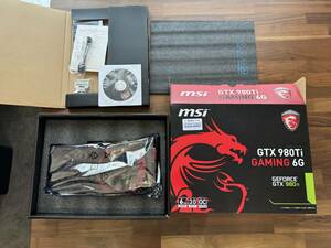 【中古】 MSI GTX 980TI GAMING 6G グラフィックスボード VD5769 GTX 980TI GAMING 6G