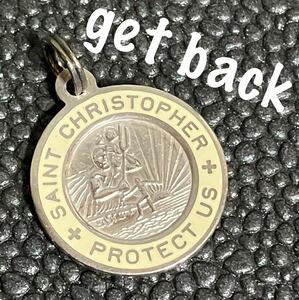 【ws137】GET BACK ゲットバックサプライ セントクリストファー ネックレストップ sterling シルバー925 サーファー