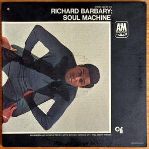 RICHARD BARBARY Soul Machine US ORIG LP 1968 CTI A&M SP 3010