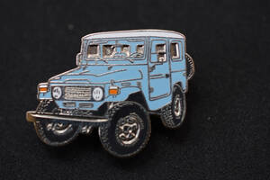 〇 TOYOTA ピンバッジ ランクル40 欧州モデル (水色) トヨタ ランドクルーザー40系 W35mm rcitys Land Cruiser BJ40 BJ43 BJ44 BJ45 FJ 4WD