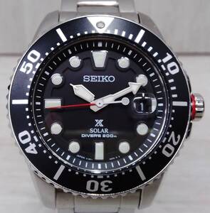 SEIKO セイコー PROSPEX プロスペックス ダイバーズ V157-0BT0／810*** ソーラー 腕時計 箱・取説あり