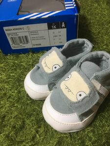 新品 アディダスオリジナルス adidas NIZZA ニッツァ 10cm グレー キャンパス ベビーシューズ 赤ちゃん 子ども キッズ