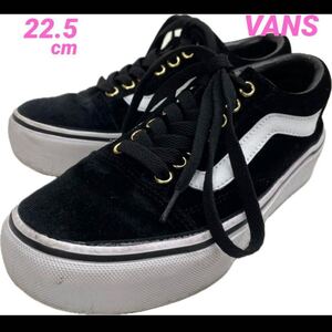 VANS バンズ OLD SKOOL PLAT 厚底スニーカー B9830