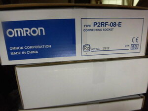 OMRON オムロン 表面接続ソケット P2RF-08-E 50個セット 国内より　落札当日発送可 新品　未使用　未開封 ６ヶ月保証