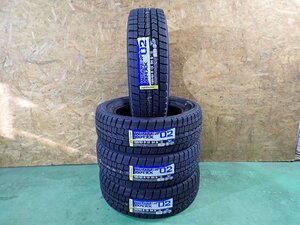 GM2205【送料無料185/60R15】4本 ダンロップ WINTERMAXX WM02 2023年製 未使用品 スタッドレスタイヤ ヴィッツ アクア