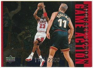 1998-99 UPPER DECK MJ LIVING LEGEND GAME ACTION FOIL #G20 Michael Jordan #/2300 マイケル・ジョーダン