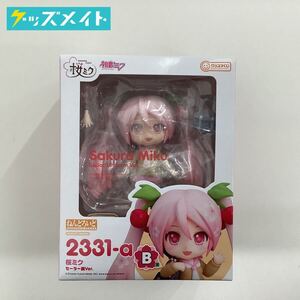 05【未開封】ねんどろいど グッスマくじ B賞 初音ミク 桜ミク セーラー服ver. 2331-a