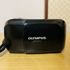オリンパス OLYMPUS μ mju LENS 35mm F3.5 ブラック Black コンパクト フィルムカメラ