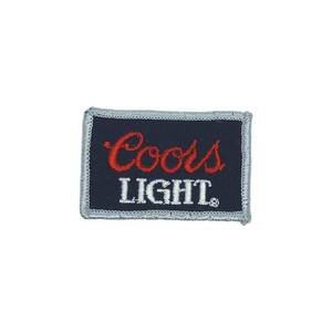 ビール Coors LIGHT ビンテージ ワッペン レトロ パッチ ワーク アメリカ #w-9062