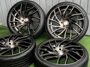 LXRYHANES 21インチホイール／タイヤ 21x8.5J +35)(21x10J +40)5H 120 4本 40系 アルファード レクサスLS460 LS600 LS500