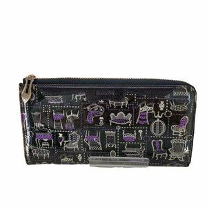 ANNA SUI(アナスイ) エナメル L字長財布 レディース 表記無 中古 古着 1026