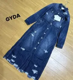 【新品タグ付】GYDA ジェイダ リメイクロングデニムワンピース