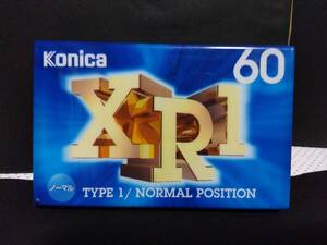 新品 未開封 カセットテープ カセット テープ 60分 XR 1 Konica コニカ 　ノーマルポジション