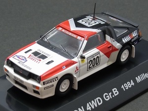 ★★★日曜夜★ルース★SECRET★MITSUBISHI STARION 4WD Gr.B★1984 MILLES PISTE★LASSE LAMPI★RALLY CAR COLLECTION★CM