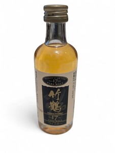 ニッカウイスキー(NIKKA WHISKY) 竹鶴 17年 50ml 43% ピュアモルト ウイスキー ミニボトル.1円〜