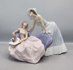 ● リヤドロ LLADRO『かたらい』No.5486 ● フィギュリン ● 貴重品 ● 陶器人形 ● 西洋陶器 ● 置物 ●