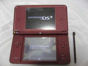 ニンテンドーDSi LL ワインレッド UTL-001　ゲーム機　本体　動作品