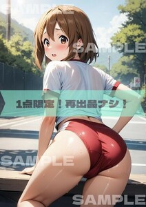 E1779 平沢唯 けいおん！ 【新作】 A4 同人 イラスト 美少女 美女 下着 水着 コスプレ Anime アニメ ポスター セクシー acg