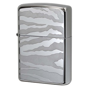 Zippo ジッポライター ゼブラ アニマル柄 シルバー チタンコーティング Titanium Coating Series Ti-S-Z（B） メール便可