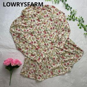 美品　LOWRYSFARM ローリーズファーム M ミニワンピース 花柄 総柄