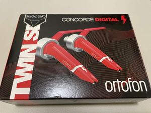 ortofon CONCORDE DIGITAL TWINSET DJ用カートリッジ　シェル一体型　2個パック