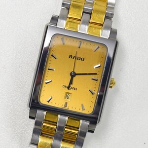 1円 可動品 腕時計 ラドー RADO ダイアスター 129.0564.3 クォーツ メンズ 同梱不可