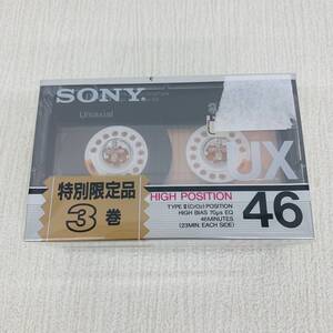 カセットテープ UX46 SONY 3点セット ※2400010358920