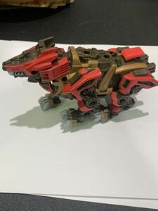 TOMY Hasbro ZOIDS Liger Zero X Red Action Figure 2002 incomplete for parts 海外 即決