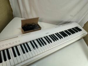 【#UY】【通電○】KAWAI 電子ピアノ ES110 カワイ 電子キーボード ホワイト 