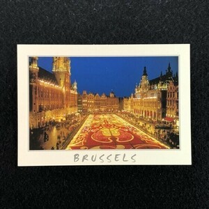 ポストカード ◇ BRUSSELS ブリュッセル ベルギー グラン・プラス