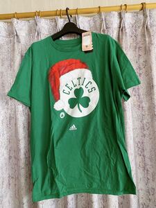 アディダス adidas セルティック 新品 半袖 Tシャツ 半袖Tシャツ サンタ クリスマス Xmas サッカー celtics ユニフォーム ヴィンテージ L