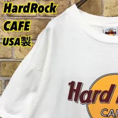 激レア　ハードロックカフェ　半袖Tシャツ　USA製　ラスベガス　ホワイト　希少