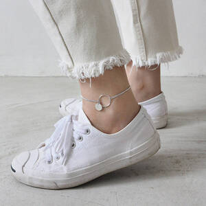 【新品】DAN-8 アンクレット シルバー925 Silver925 anklet ジュエリー ootd code コーデペア 重ね付け SILVER GOLD シルバーアクセ 12/14