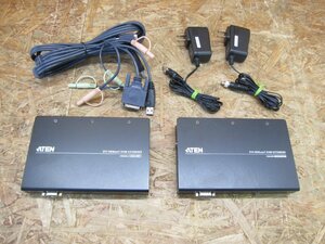 ◎簡易動作確認済み ATEN CE620L・CE620R USB DVIシングルディスプレイ HDBaseT 2.0 KVMエクステンダー 現状品◎Z-1628