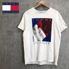 A1157◆トミーヒルフィガー 半袖Tシャツ ロゴプリント ◆ sizeM