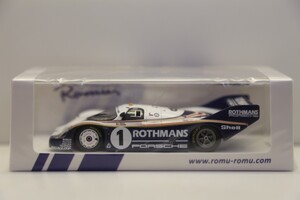 ロム特注 限定300台 スパークモデル 1/43 ロスマンズ ポルシェ956 WEC ジャパン 1982 No.1 ウィナー　ROMU045 //54