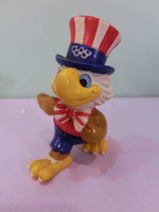 ロサンゼルスオリンピック◆イーグルサム 80s PVCフィギュア人形 リレー ビンテージ 陸上◆LOS ANGELES Sam the Olympic Eagle 昭和レトロ