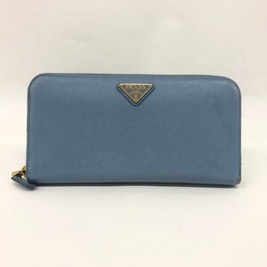 PRADA プラダ 長財布 サフィアーノトライアングルロゴ 1ML506/224 ギャランティカード・箱付き【CLBCB004】