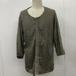 SHIPS M シップス シャツ、ブラウス 長袖 Shirt Blouse カーキ / カーキ / 10091111