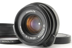 [A品]MINOLTA M -ROKKOR 40mm F2★コレクターズ★Leica Leitz CL★4786