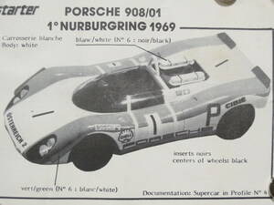 STARTER 1/43 　PORSCHE 908/01 1