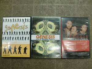 Genesis ジェネシス　DVDソフト 3枚セット（The Genesis Songbook / the way we walk / Live at Wembley Stadium）輸入盤