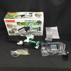 ◆【本体美品】makita マキタ 100mm 充電式ハンディソー MUC100DWHG バッテリ1個 充電器付◆H101501