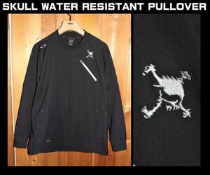 送料無料 特価即決【未使用】 OAKLEY GOLF ★ SKULL WATER RESISTANT PULLOVER (M) ★ オークリー ゴルフ 定価1万6500円 スカル シャツ ②